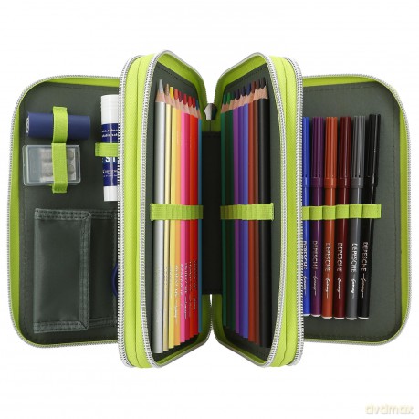Dino World - Triple Pencil Case REFLECTOR (0411758)