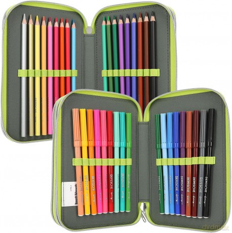Dino World - Triple Pencil Case REFLECTOR (0411758)
