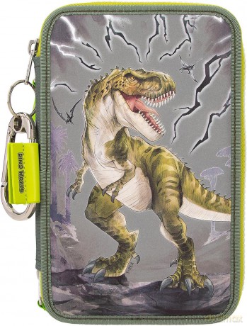 Dino World - Triple Pencil Case REFLECTOR (0411758)