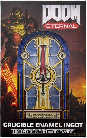 Doom Limited Edition Crucible Sword Stained Glass Window Ingot