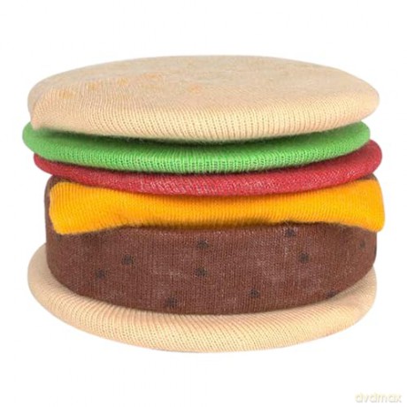 Eat My Socks - Cheeseburger - Multi - One size