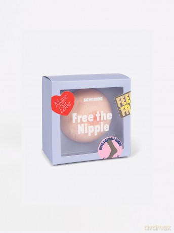 Eat My Socks - Free the Nipple - white - One size