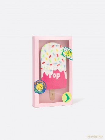 Eat My Socks - Frozen Pop - Strawberry - One size