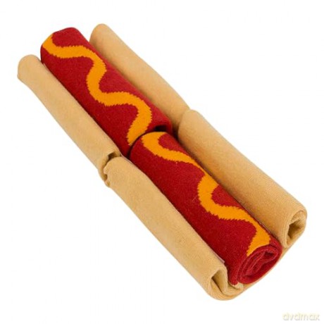 Eat My Socks - Hot Dog - Red - One size