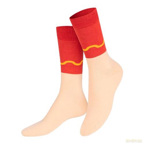 Eat My Socks - Hot Dog - Red - One size