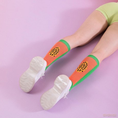 Eat My Socks - Juicy Papaya - Green - One size
