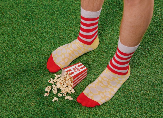 Eat My Socks - PopCorn - Multi - One size