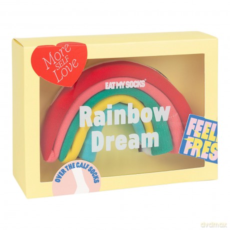 Eat My Socks - Rainbow Dream Pinky - Multi - One size