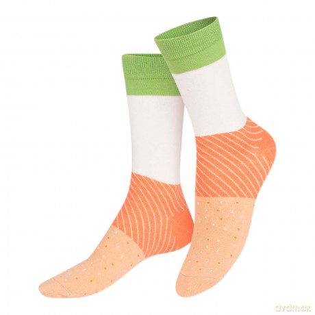 Eat My Socks - Salmon Bagel - Brown - One size