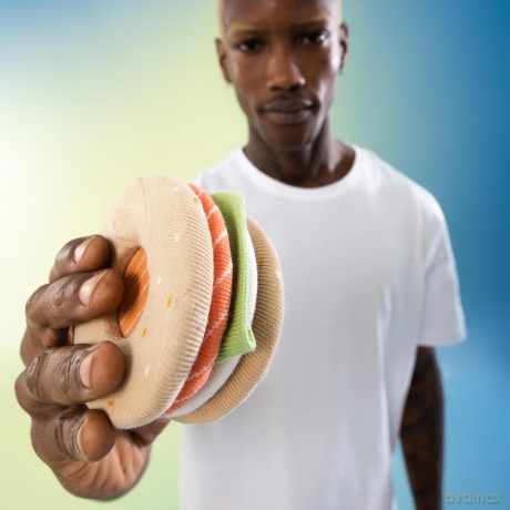 Eat My Socks - Salmon Bagel - Brown - One size