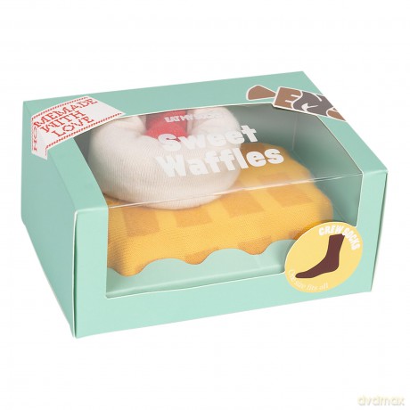 Eat My Socks - Sweet Waffle - Brown - One size