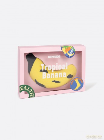 Eat My Socks - Tropical Banana - Yellow - One size