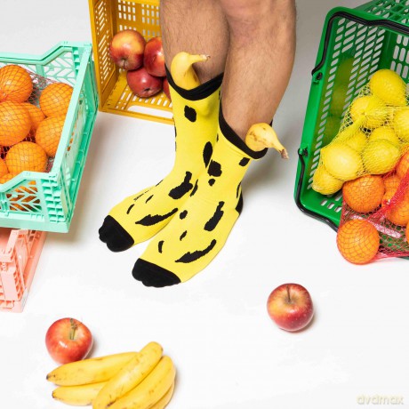 Eat My Socks - Tropical Banana - Yellow - One size