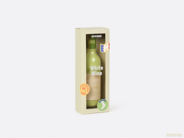 Eat My Socks - Wine (White) - One size