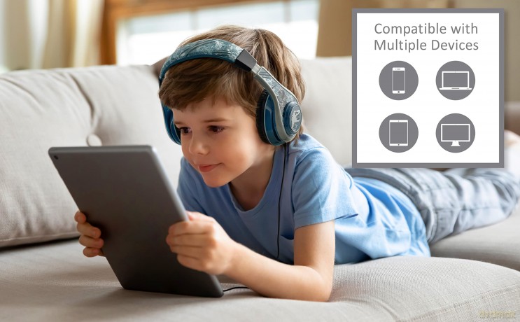 eKids - Headphones for kids with Volume Control to protect hearing