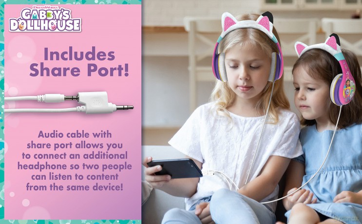 eKids - Headphones for kids with Volume Control to protect hearing