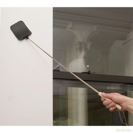 Extendable Fly Swatter Asst Bk/Gr