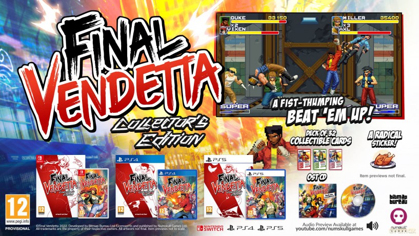 Final Vendetta - Collector's Edition [GRA SWITCH]