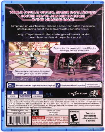Hatsune Miku VR (PSVR) [GRA PS4]