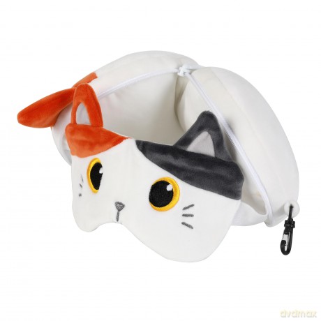 iTotal - Pillow with Sleep Mask - Orange Cat (XL2528)