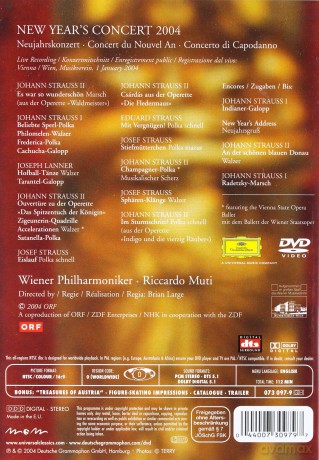 Riccardo Muti: New Year's Concert 2004 [DVD]