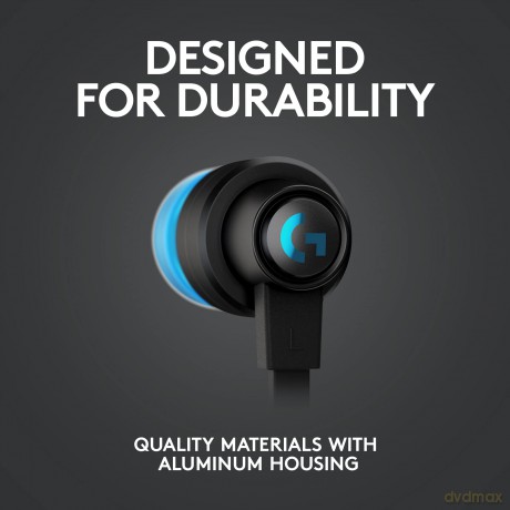 Logitech - G333 In-ear Gaming Headphones Black