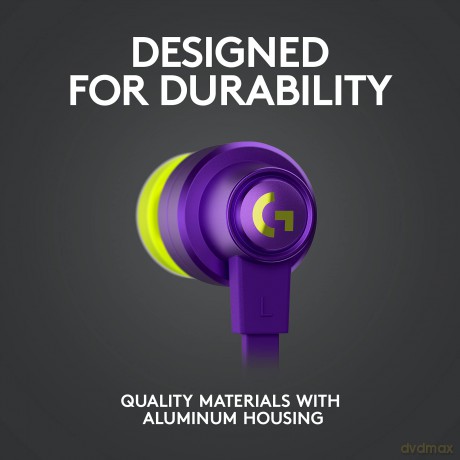 Logitech - G333 In-ear Gaming Headphones Purple