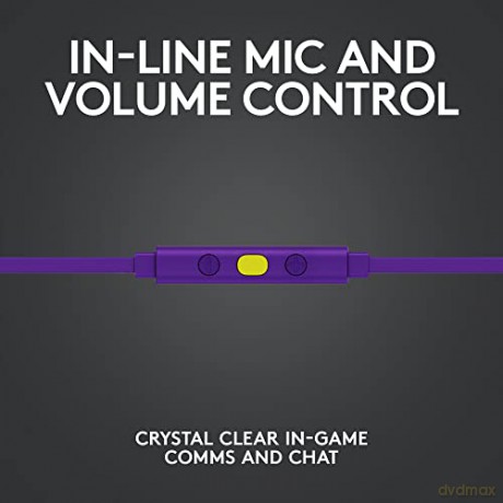 Logitech - G333 In-ear Gaming Headphones Purple