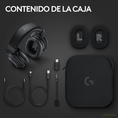 Logitech - PRO X 2 LIGHTSPEED Wireless Gaming Headset, Black