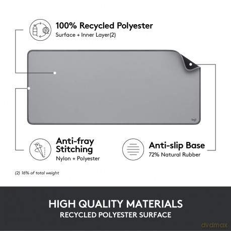 Logitech - Studio Series Desk Mat - Grey
