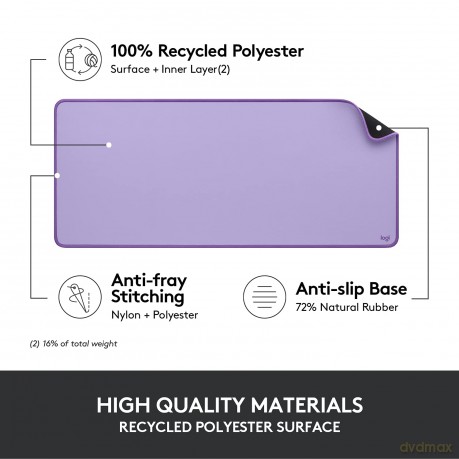 Logitech - Studio Series Desk Mat - Lavender