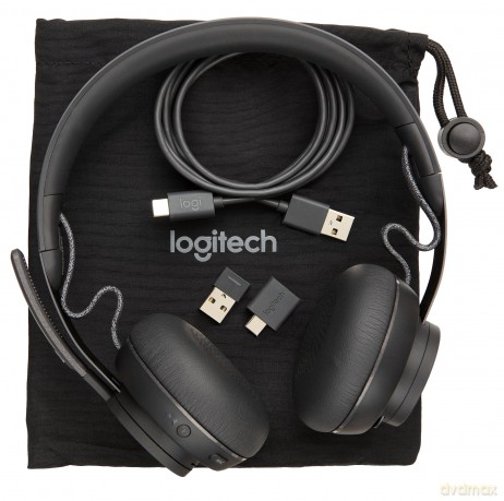 Logitech - Zone Wireless Teams Bluetooth headset - GRAPHITE