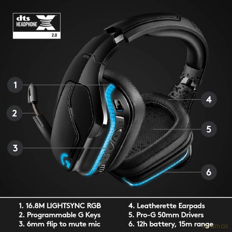 Logitech G935 Wireless 7.1 LIGHTSYNC Gaming Headset