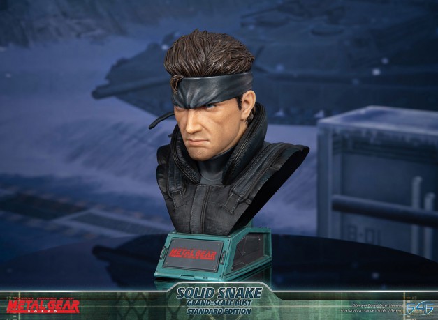 Metal Gear Solid (Solid Snake Grand-Scale Bust) RESIN Statue [FIGURKA]