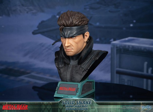 Metal Gear Solid (Solid Snake Grand-Scale Bust) RESIN Statue [FIGURKA]