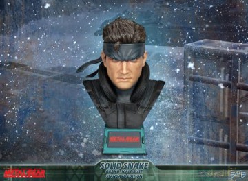 Metal Gear Solid (Solid Snake Grand-Scale Bust) RESIN Statue [FIGURKA]