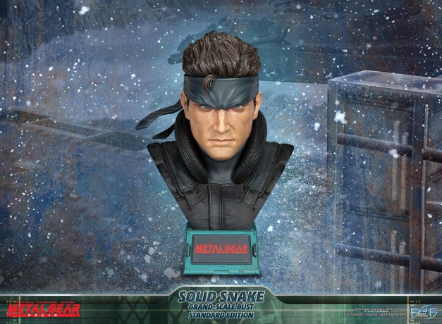 Metal Gear Solid (Solid Snake Grand-Scale Bust) RESIN Statue [FIGURKA]
