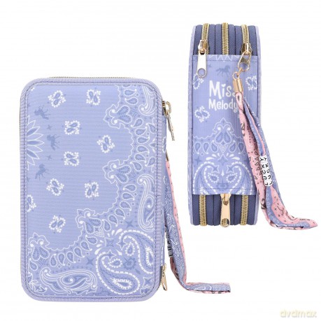 Miss Melody - Triple Pencil Case BANDANA (0412760)