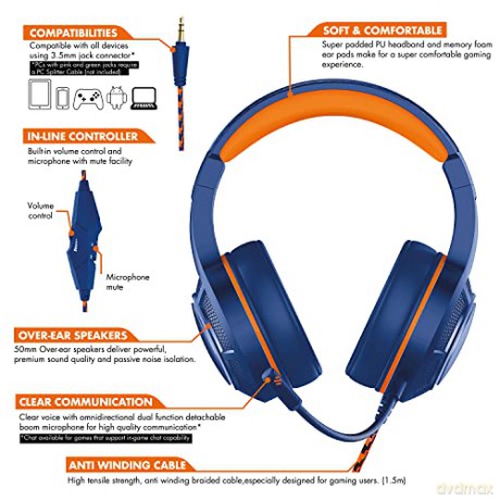 OTL - PRO G4 SEGA MORDERN Sonic the Hedgehog Gaming Headphones (SH0903)