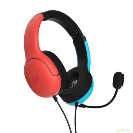 PDP Nintendo Switch Wired Headset LVL40 Blue/Red
