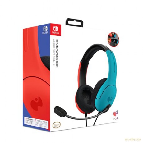PDP Nintendo Switch Wired Headset LVL40 Blue/Red