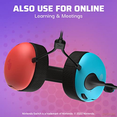 PDP Nintendo Switch Wired Headset LVL40 Blue/Red