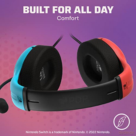 PDP Nintendo Switch Wired Headset LVL40 Blue/Red
