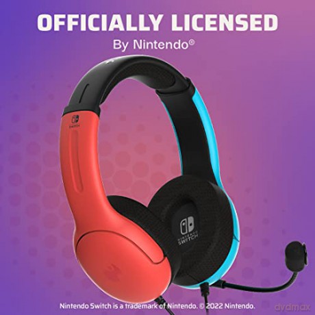 PDP Nintendo Switch Wired Headset LVL40 Blue/Red