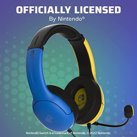 PDP Nintendo Switch Wired Headset LVL40 Yellow/Blue