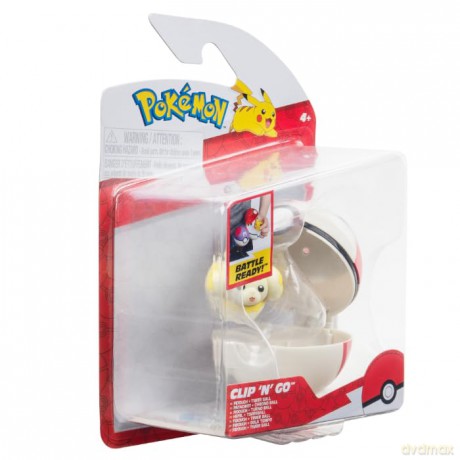 Pokemon - Clip N Go - Fidough and Timer Ball (PKW3625) [FIGURKA]