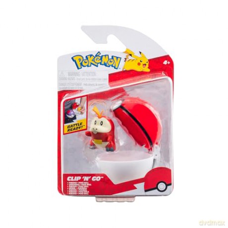 Pokemon - Clip N Go - Fuecoco and Poke Ball (PKW3628) [FIGURKA]