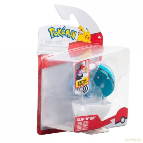 Pokemon - Clip N Go - Poliwag and Lure Ball (PKW3626) [FIGURKA]