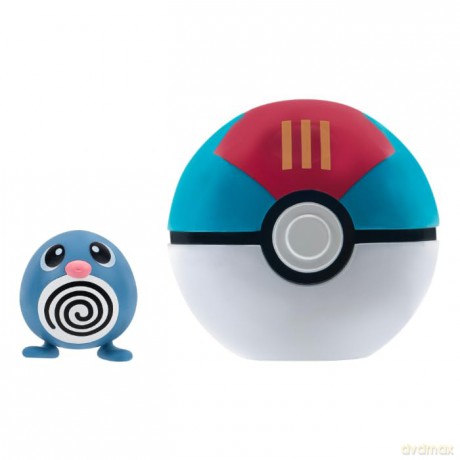Pokemon - Clip N Go - Poliwag and Lure Ball (PKW3626) [FIGURKA]
