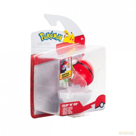 Pokemon - Clip N Go - Sprigatito and Poke Ball (PKW3629) [FIGURKA]
